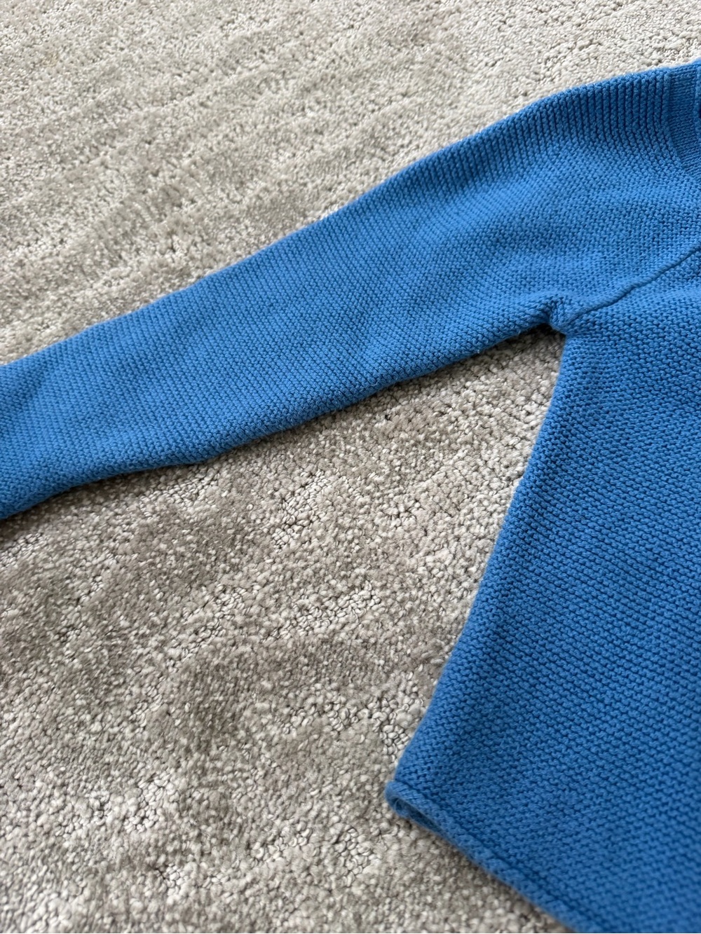 Mini Boden Cashmere Blend Cardigan in Blue Size 6-7 Years Cotton Button Up - Picture 10 of 15
